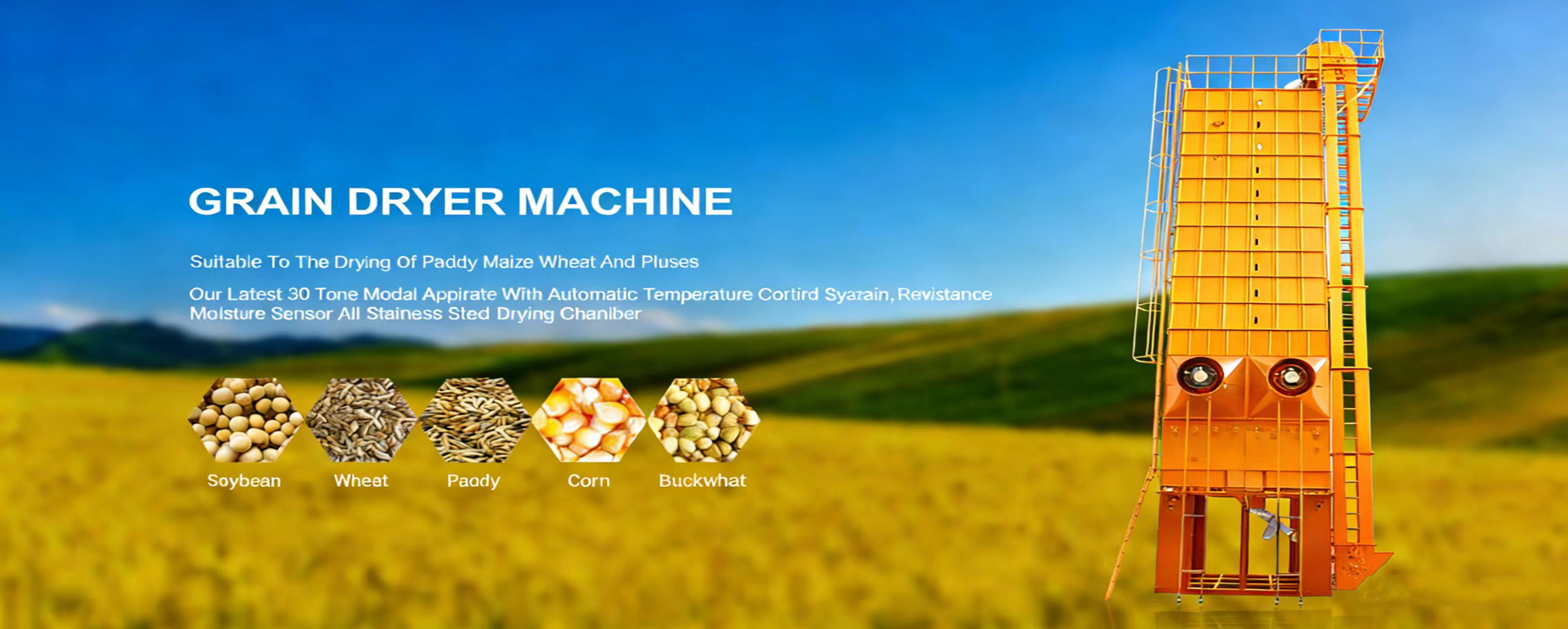 calidad máquina del secador de grano fábrica