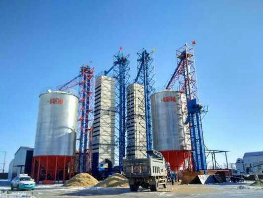 Buen precio calor 200tpd que recicla el molino de arroz Paddy Dryer Direct Storage crudo en línea