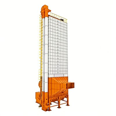 Buen precio Máquina de secado de arroz de 35 toneladas / planta de secado de arroz Todo material SS con canal en forma de V en línea