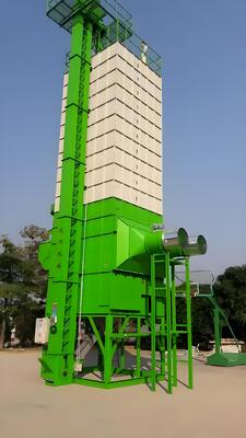 Buen precio 12Máquina secadora de maíz de 45 kW / secadora de maíz 3570 * 4374 * 10140mm para secado de cereales en línea