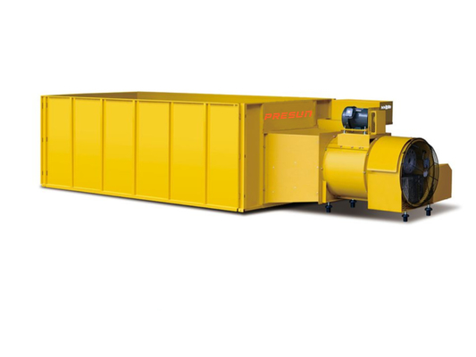 Presun secadora de pulsos de ventilación horizontal Mini secadora de 3 toneladas métricas