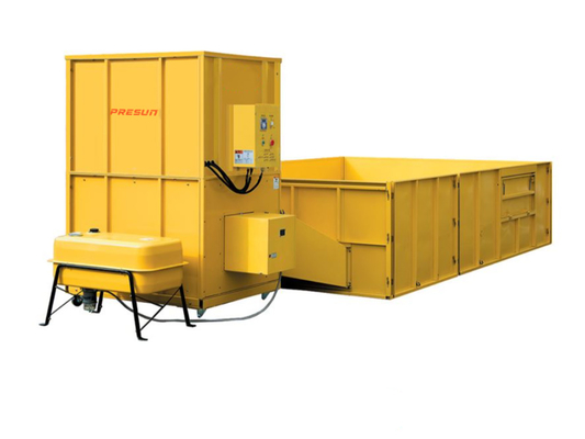 Presun Bed Dryer 4mt Máquina de secado de cereales con calefacción indirecta en Tanzania