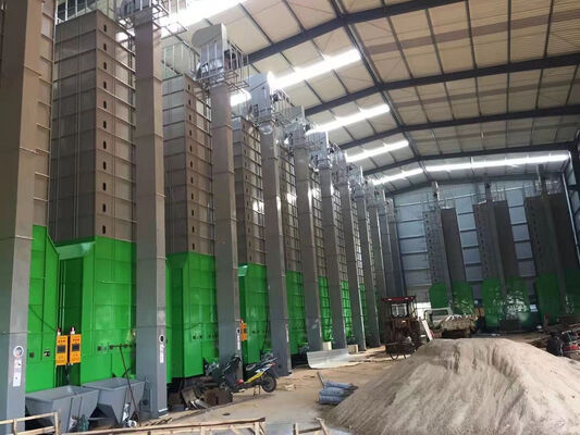 Buen precio Torre de secado vertical multifuncional, secador de arroz de 30 toneladas, secador de tipo lote indirecto de 30 toneladas en línea