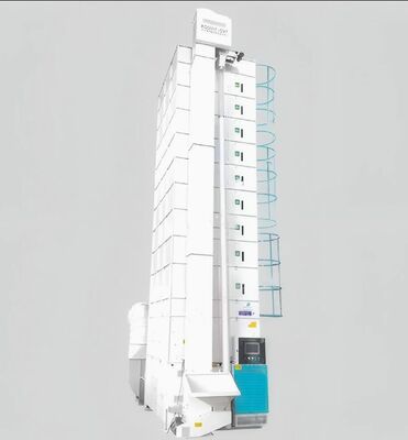 Buen precio 12 toneladas por lote Máquina de secado de maíz circulante de baja temperatura con alarma automática de falla en línea