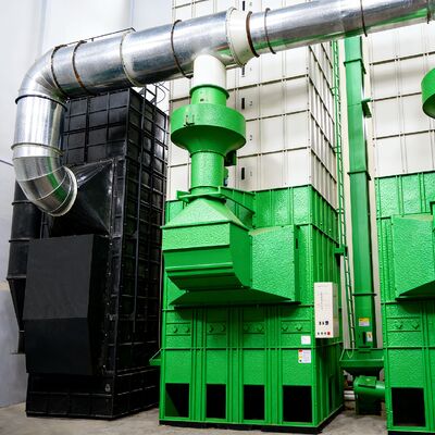 200 toneladas de la calefacción indirecta del arroz de la cáscara de control automatizado secador del horno