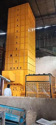 El secador continuo de circulación del maíz de la secadora del maíz trabaja a máquina 30 toneladas