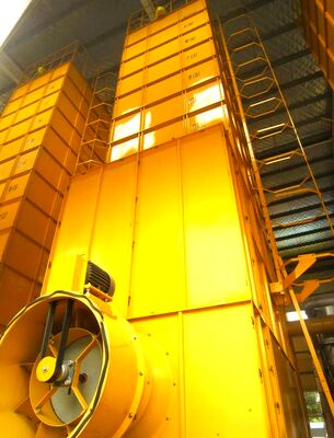 Buen precio equipo de sequía del maíz 19.4KW, secador mecánico del maíz de 8 canales del grano en línea