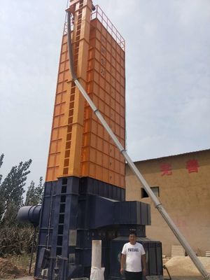 Máquina de secado de granos de soja de flujo continuo para la agricultura a gran escala